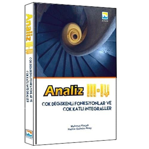 Analiz 3 - 4 Çok Değişkenli Fonksiyonlar ve Çok Katlı İntegraller kitap kapağı