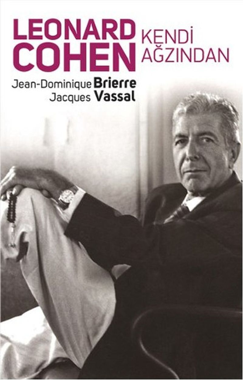Leonard Cohen Kendi Ağzından kitap kapağı