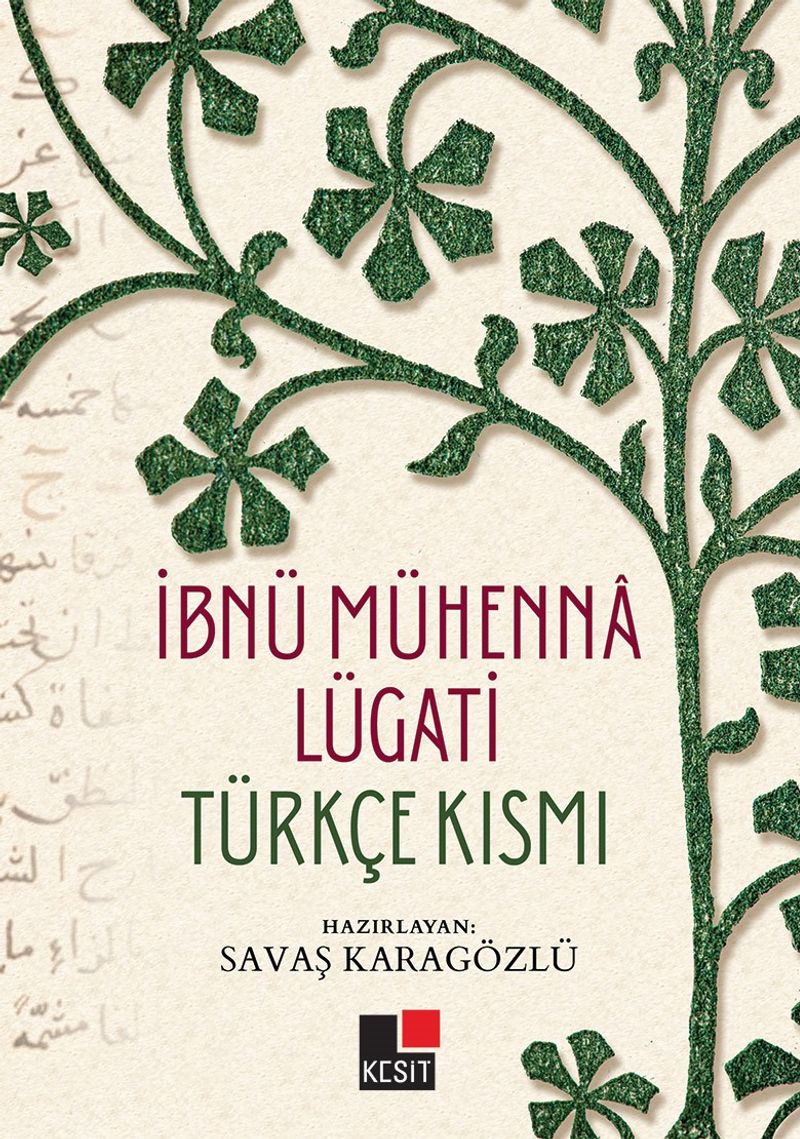İbnü Mühenna Lügati Türkçe Kısmı kitap kapağı