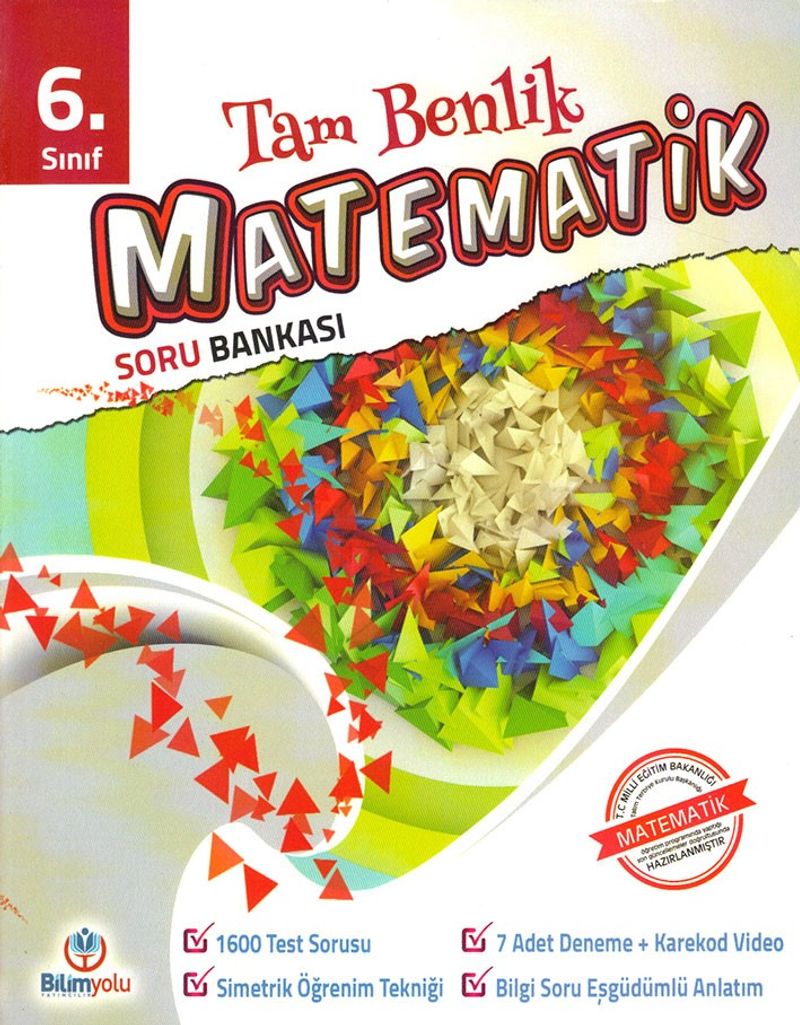 6. Sınıf Tam Benlik Matematik Soru Bankası kitap kapağı