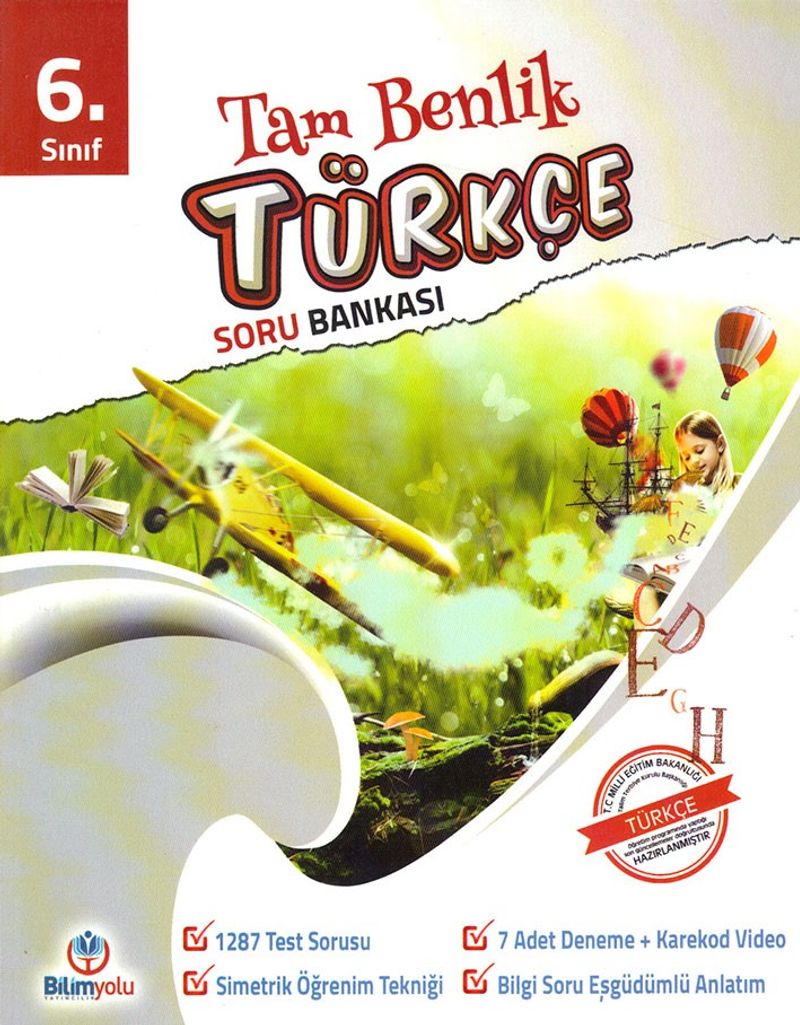 6. Sınıf Tam Benlik Türkçe Soru Bankası kitap kapağı
