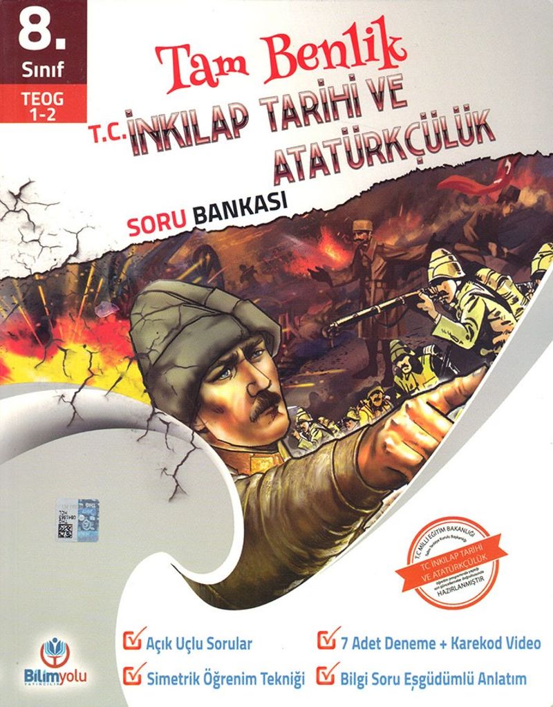 8. Sınıf Tam Benlik T.C. İnkilap Tarihi ve Atatürkçülük Soru Bankası kitap kapağı