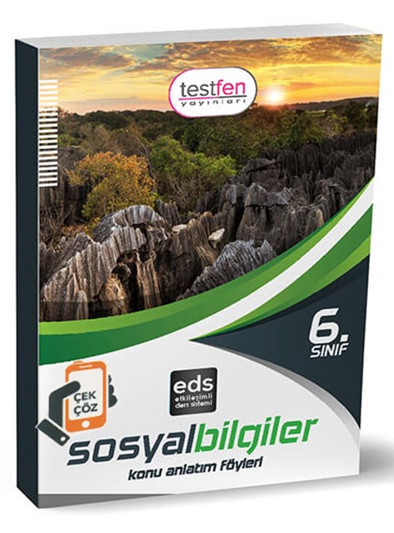 6. Sınıf Sosyal Bilgiler Konu Anlatım Föyleri (34 Föy) kitap kapağı