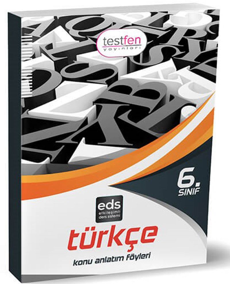 6. Sınıf Türkçe Konu Anlatım Föyleri kitap kapağı