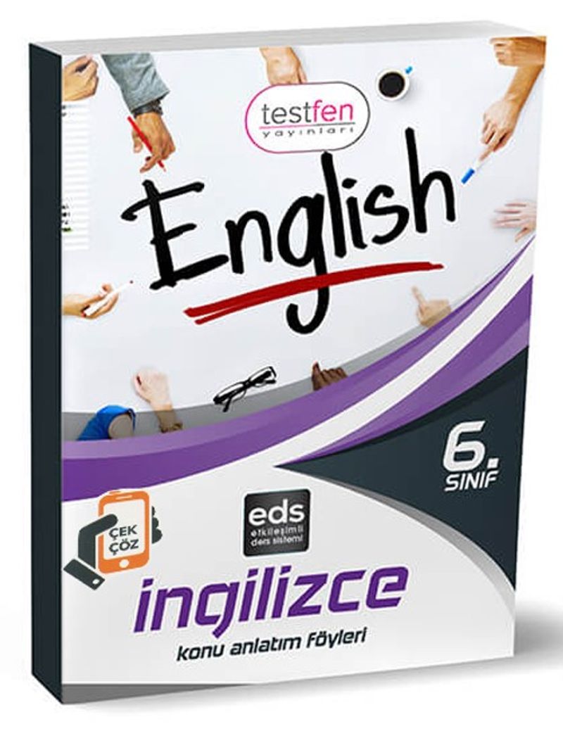 6. Sınıf İngilizce Konu Anlatım Föyleri (37 Föy) kitap kapağı