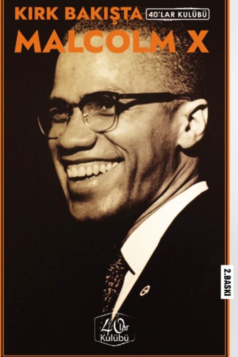 Kırk Bakışta Malcolm X kitap kapağı