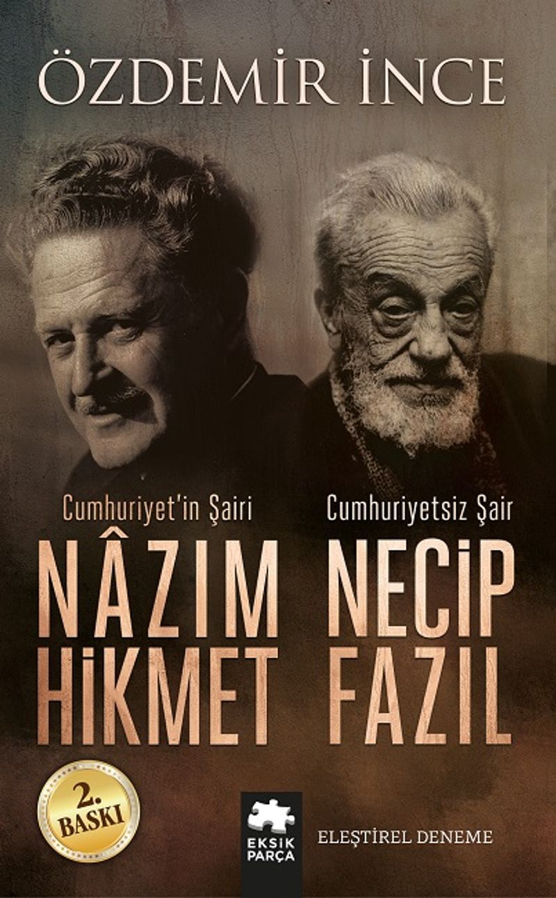Cumhuriyet'in Şairi Nazım Hikmet, Cumhuriyetsiz Şair Necip Fazıl kitap kapağı