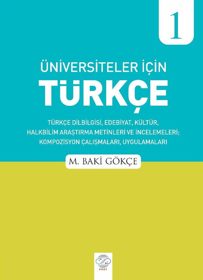 Üniversiteler İçin Türkçe - 1 kitap kapağı