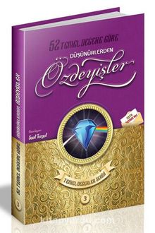 52 Temel Değere Göre Düşünürlerden Özdeyişler 3 kitap kapağı