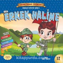 Ben Erkek Halime / Adam Olmuş Çocuklar Serisi 17 kitap kapağı