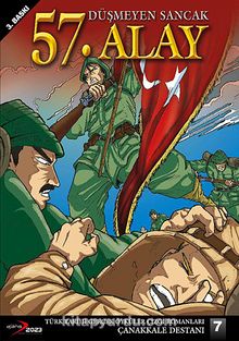 Düşmeyen Sancak 57. Alay kitap kapağı