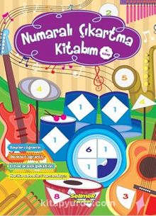 Numaralı Çıkartma Kitabım 4 kitap kapağı