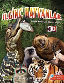3 Boyutlu İlginç Hayvanlar kitap kapağı