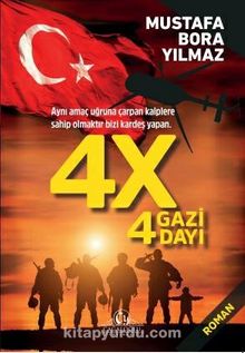 4x4 Gazi 4 Dayı kitap kapağı
