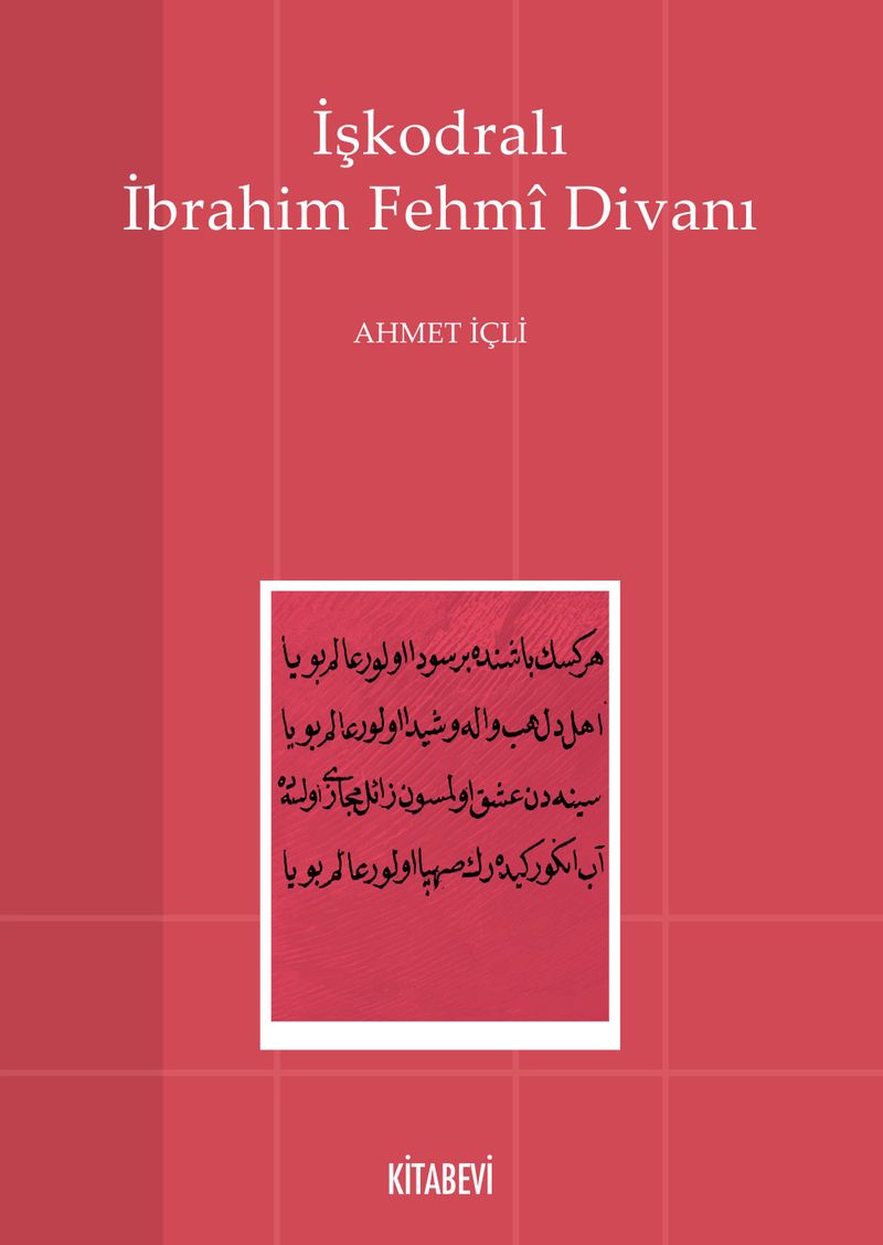 İşkodralı İbrahim Fehmi Divanı kitap kapağı