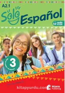 Solo Español 3 (A2.1) Libro Del Alumno Y De Ejercicios +Audio Descargable kitap kapağı