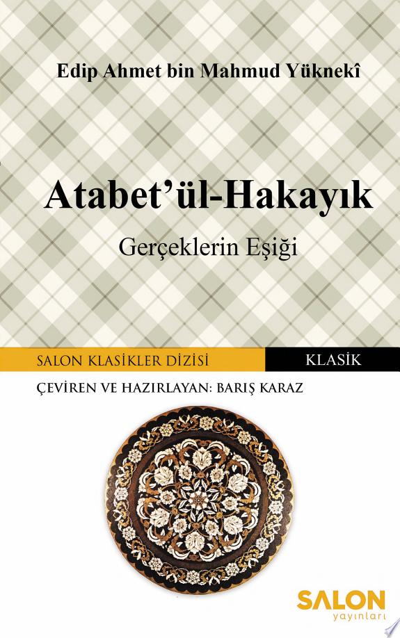 Atabet'ül-Hakayık kitap kapağı