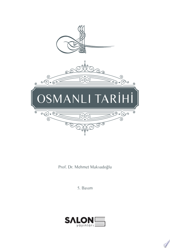 Osmanlı Tarihi (1289-1922) kitap kapağı