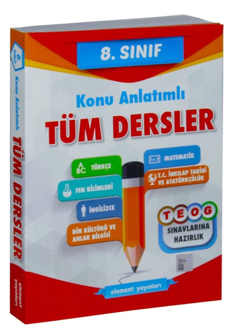 8. Sınıf TEOG Sınavlarına Hazırlık Tüm Dersler Konu Anlatımlı kitap kapağı