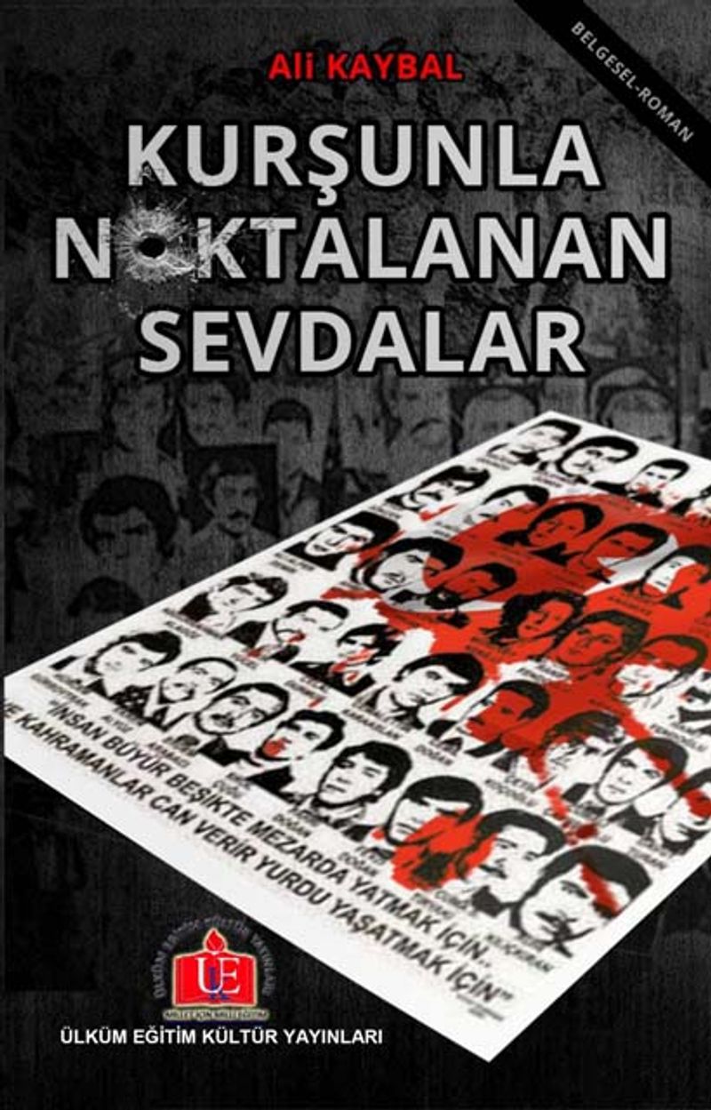 Kurşunla Noktalanan Sevdalar kitap kapağı