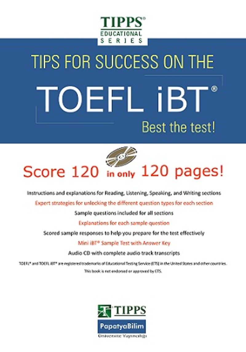 Tips for Success on the TOEFL iBT kitap kapağı