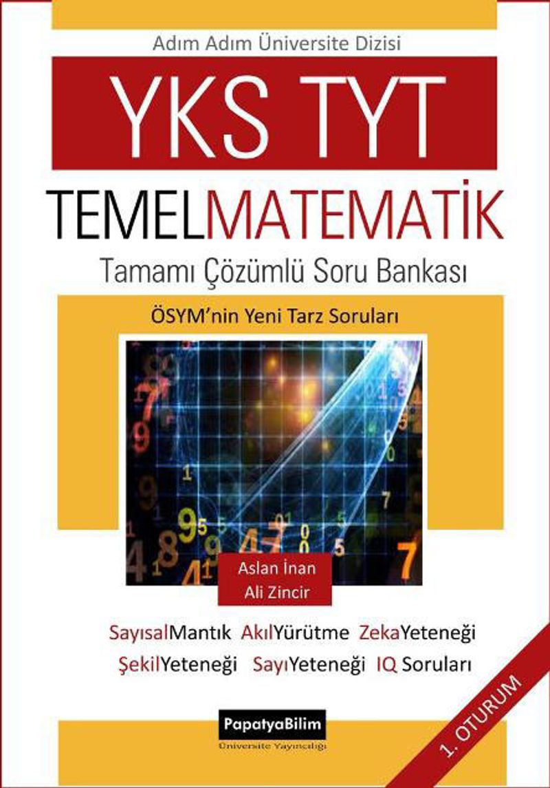 YKS TYT Temel Matematik Çözümlü Soru Bankası kitap kapağı