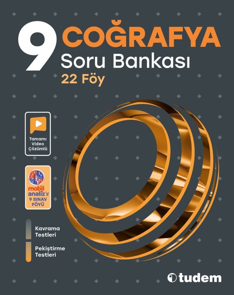 9. Sınıf Coğrafya Soru Bankası (22 Föy) kitap kapağı