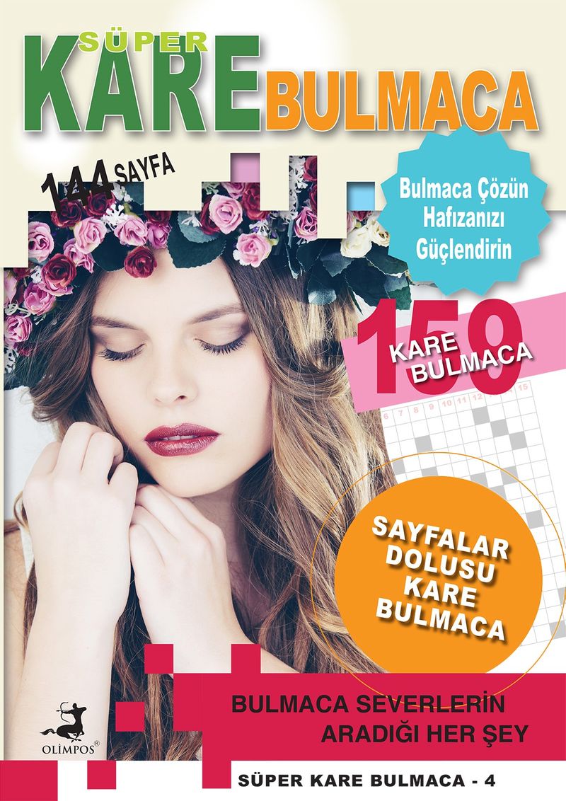 Süper Kare Bulmaca 4 kitap kapağı