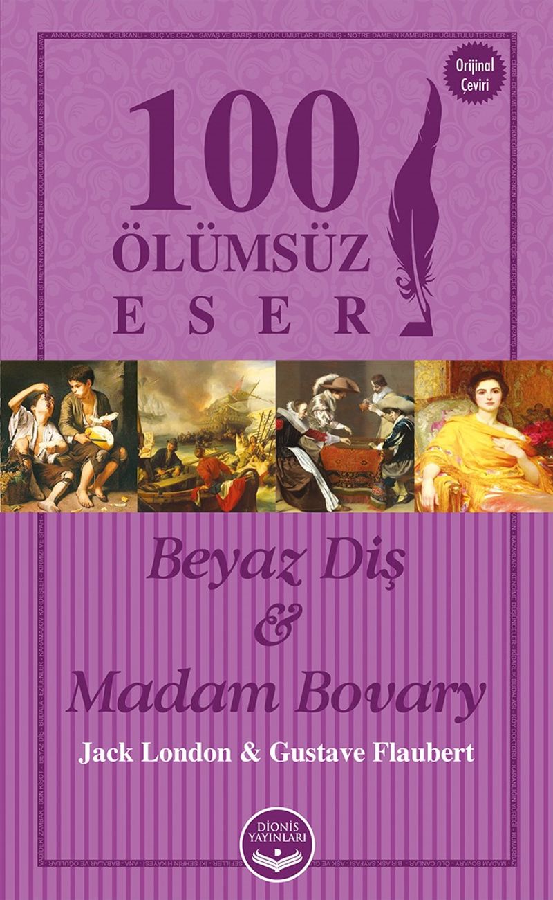 Beyaz Diş - Madam Bovary kitap kapağı