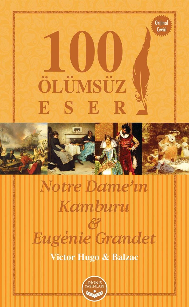 Notre Dame'ın Kamburu - Eug”nie Grandet kitap kapağı