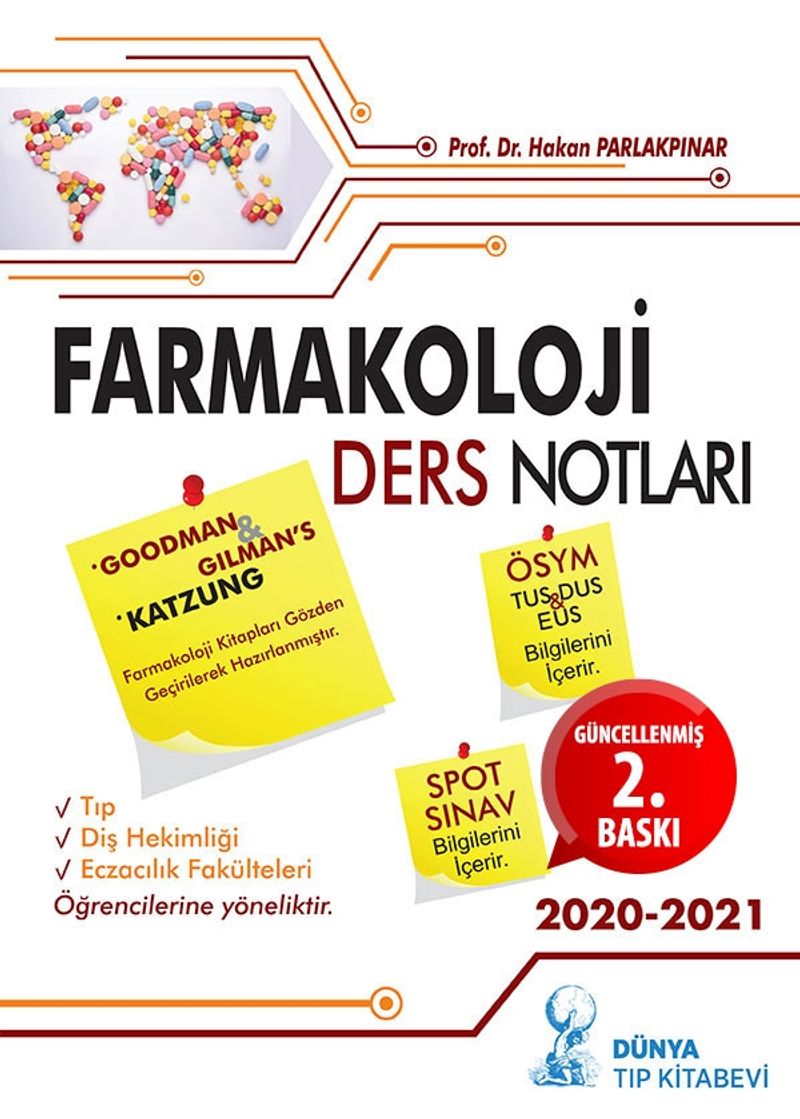 Farmakoloji Ders Notları kitap kapağı