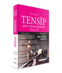 Tensip İcra ve İflas Hukuku Adli ve İdari Hakimlik Tamamı Çözümlü Çıkmış Sorular kitap kapağı