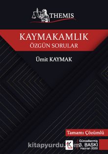 Themis Kaymakamlık Özgün Sorular kitap kapağı