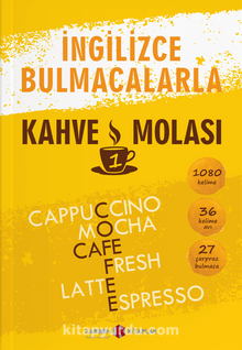 İngilizce Bulmacalarla Kahve Molası -1 kitap kapağı