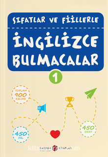 Sıfatlar ve Fiillerle İngilizce Bulmacalar - 1 kitap kapağı