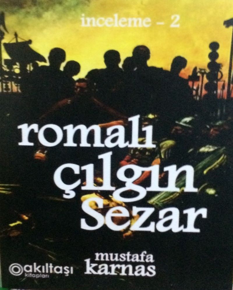 Romalı Çılgın Sezar kitap kapağı