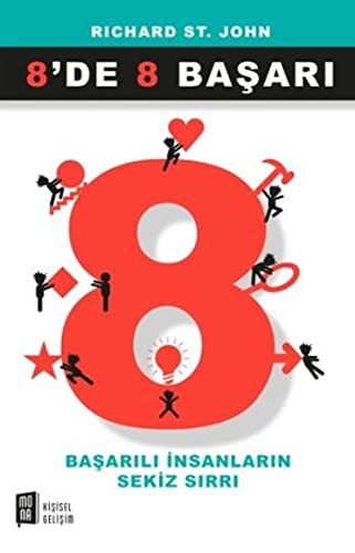 8'de 8 Başarı & Başarılı İnsanların Sekiz Sırrı kitap kapağı