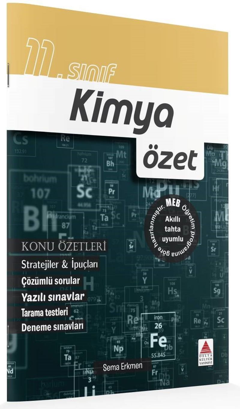 11. Sınıf Kimya Özet kitap kapağı