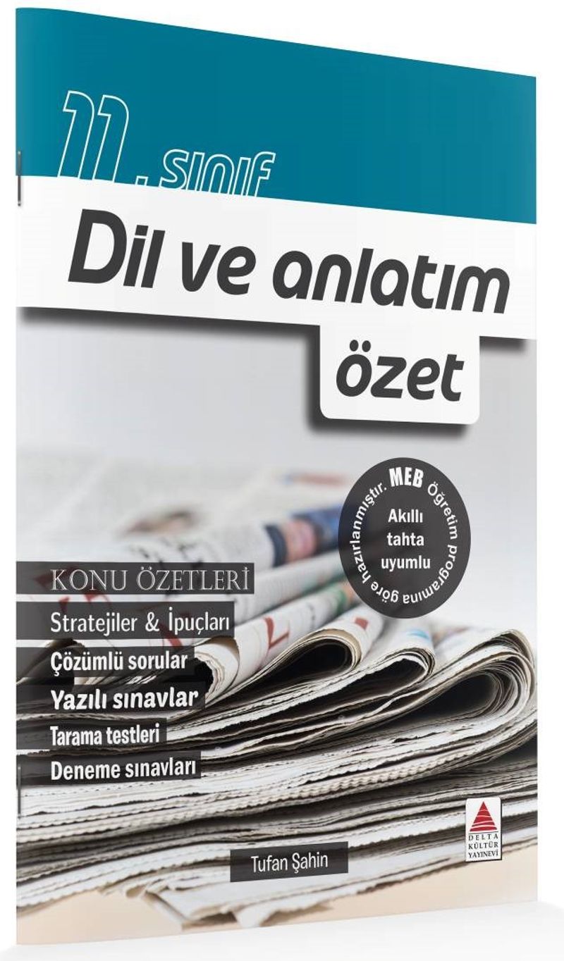 11. Sınıf Dil ve Anlatım Özet kitap kapağı