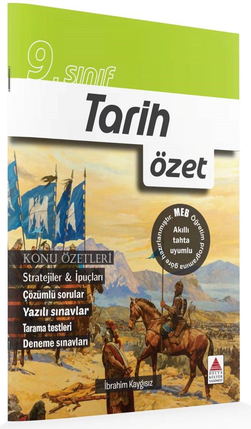 9. Sınıf Tarih Özet kitap kapağı