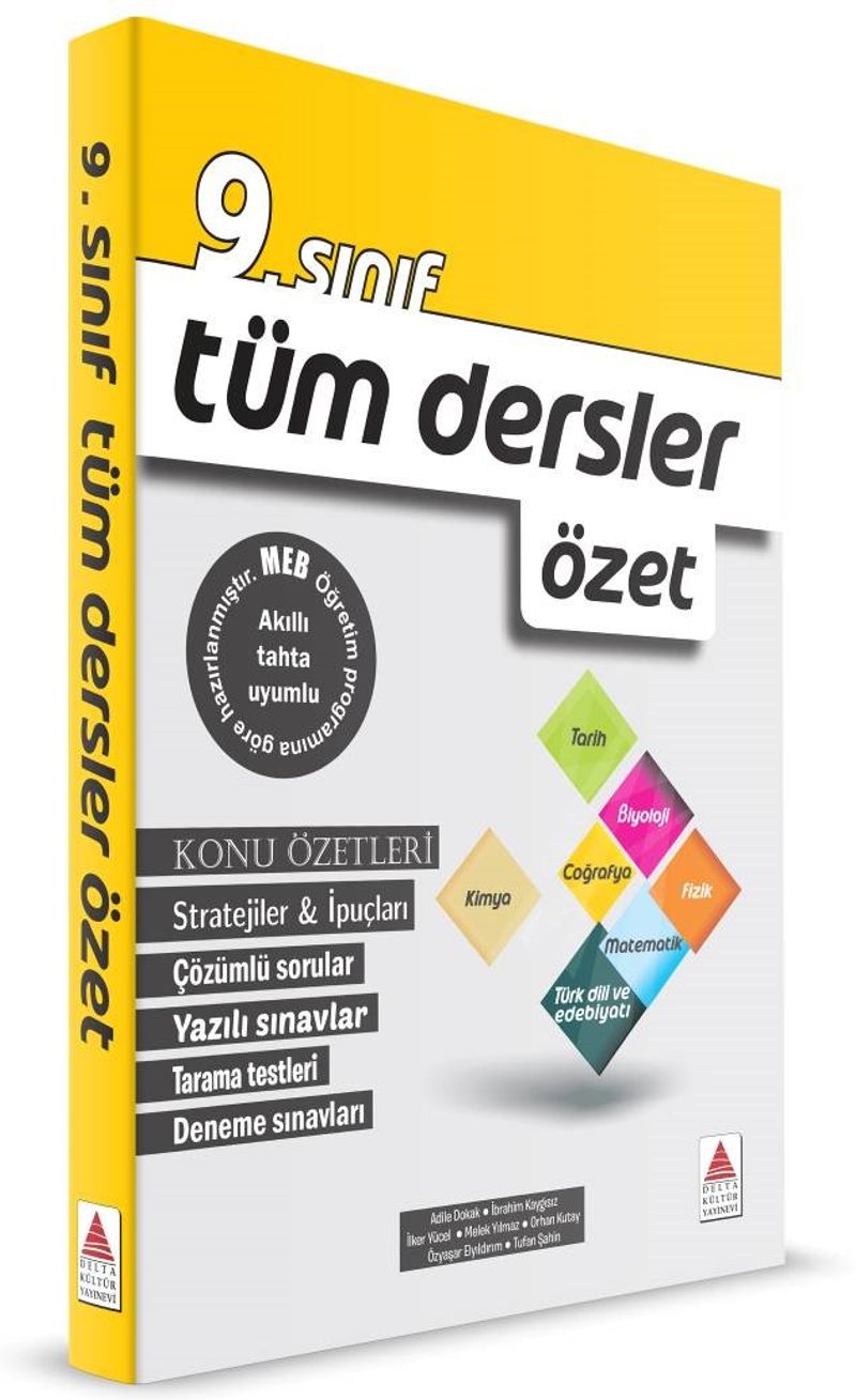 9. Sınıf Tüm Dersler Özet kitap kapağı