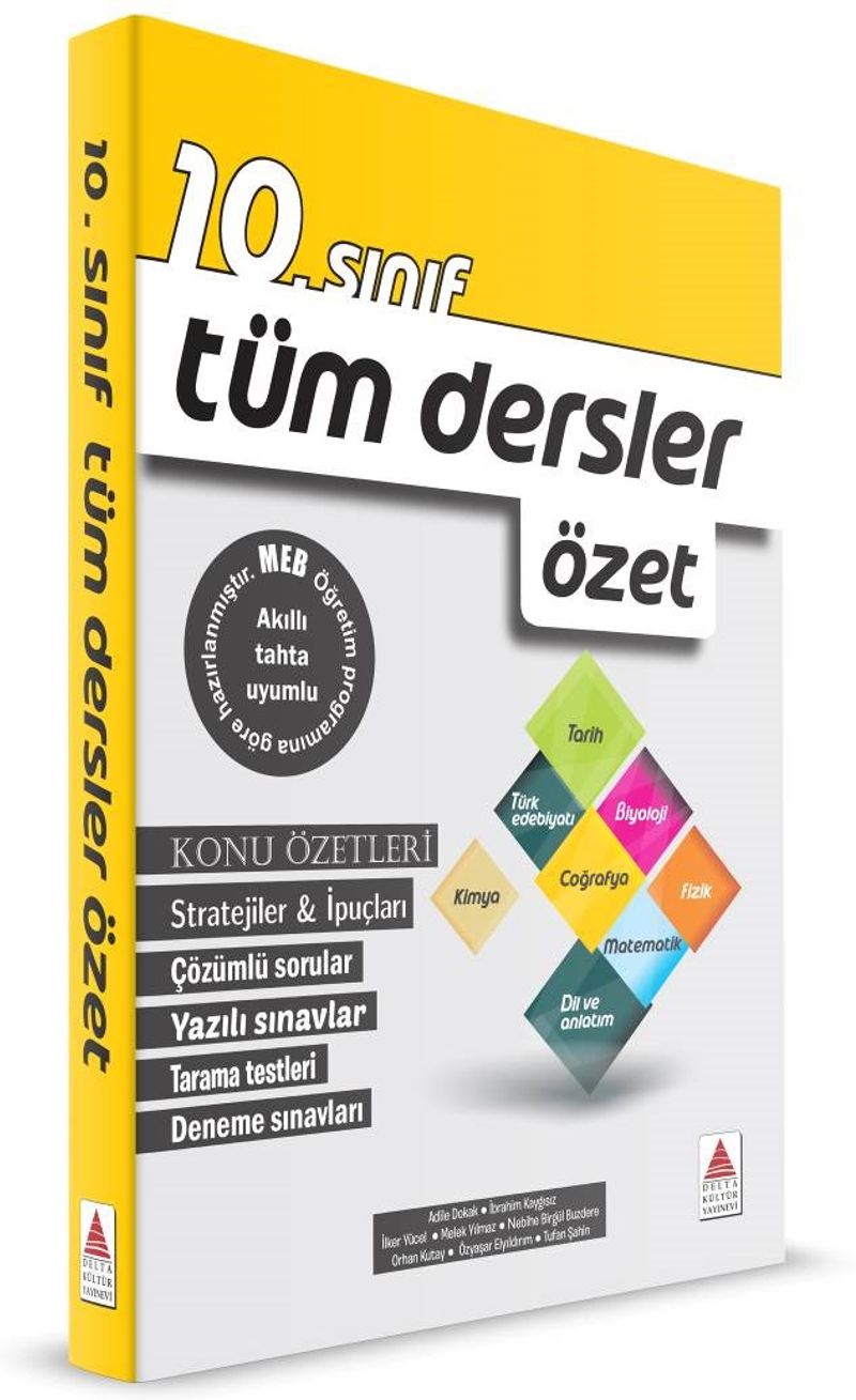 10. Sınıf Tüm Dersler Özet kitap kapağı