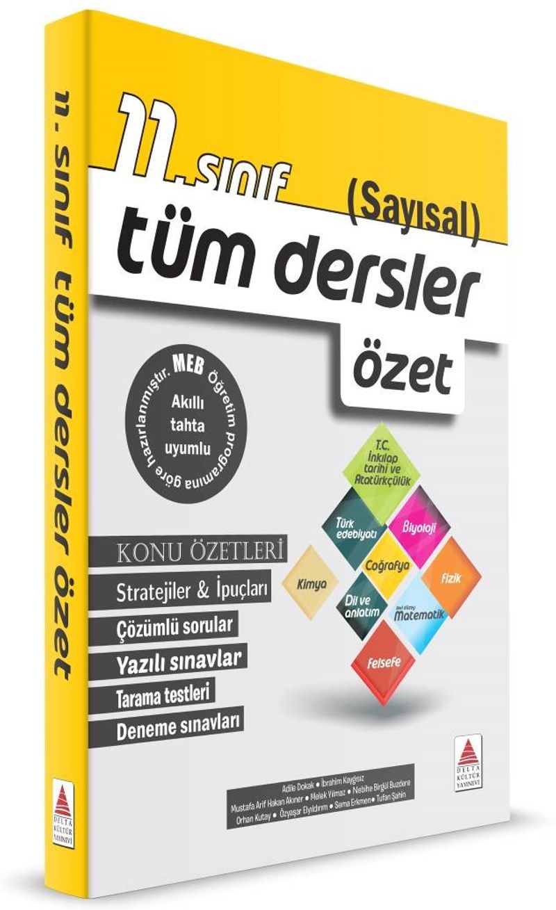11. Sınıf (Sayısal) Tüm Dersler Özet kitap kapağı