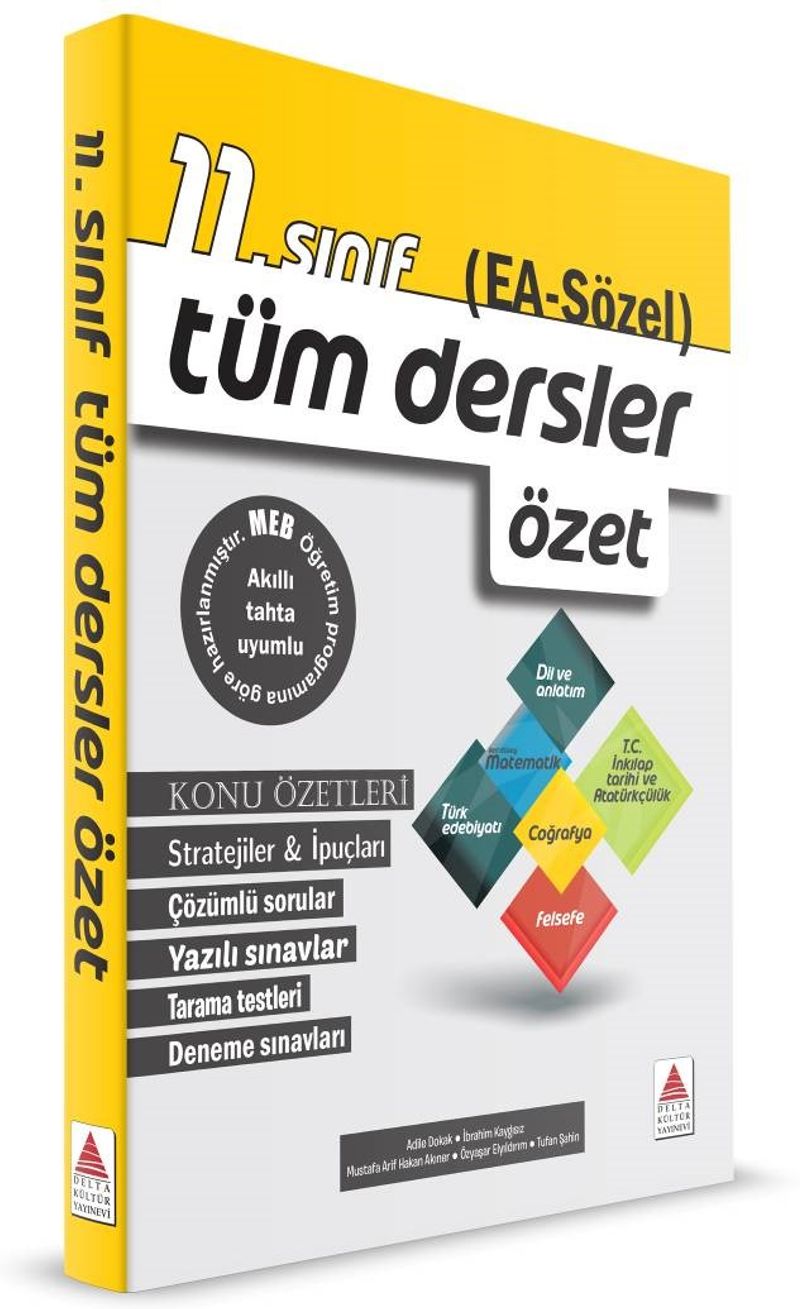 11. Sınıf (EA-Sözel) Tüm Dersler Özet kitap kapağı