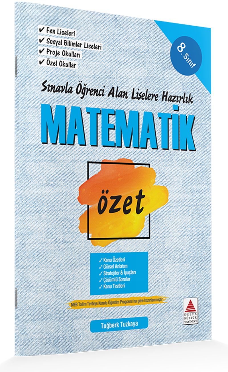 8.Sınıf Matematik Özet Liselere Hazırlık kitap kapağı