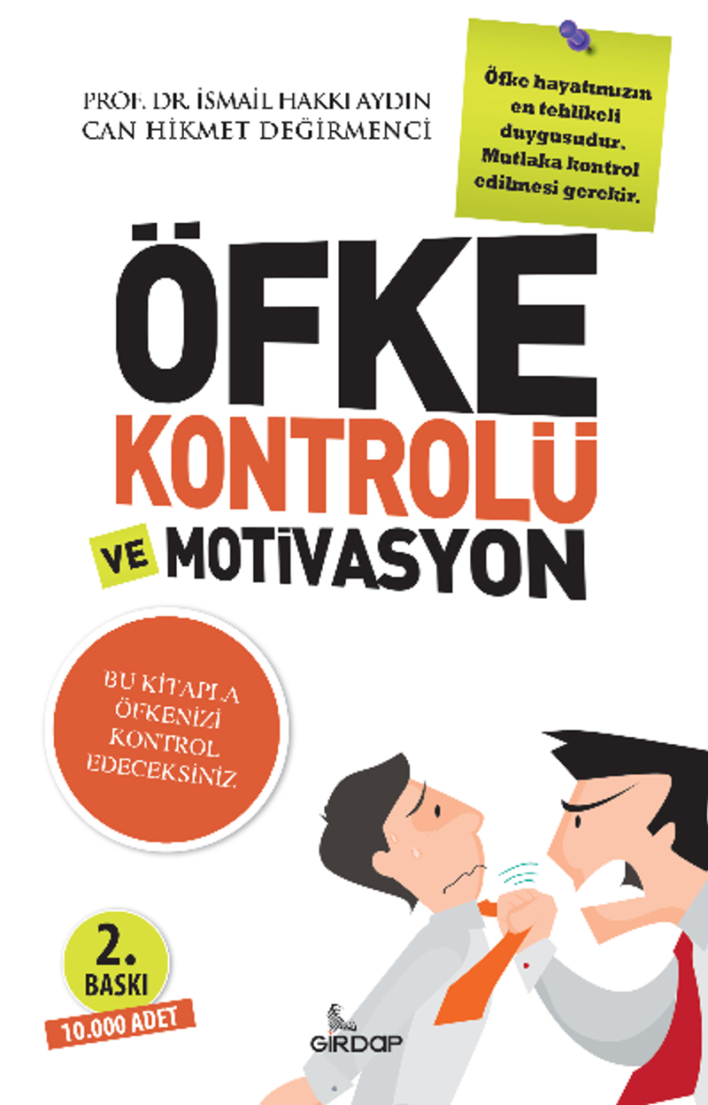 Öfke Kontrolü ve Motivasyon kitap kapağı