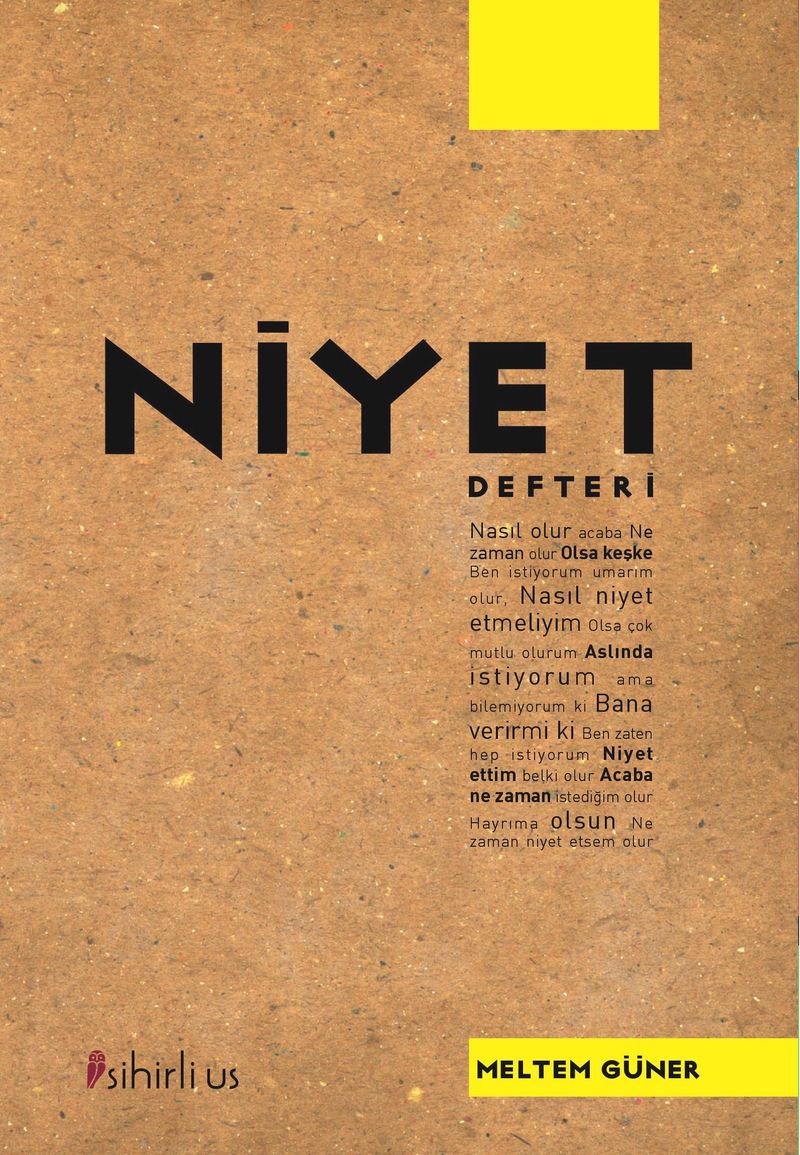 Niyet Defteri kitap kapağı
