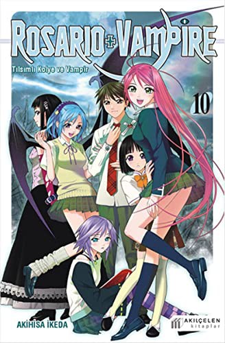 Rosario + Vampire / Tılsımlı Kolye ve Vampir 10 kitap kapağı