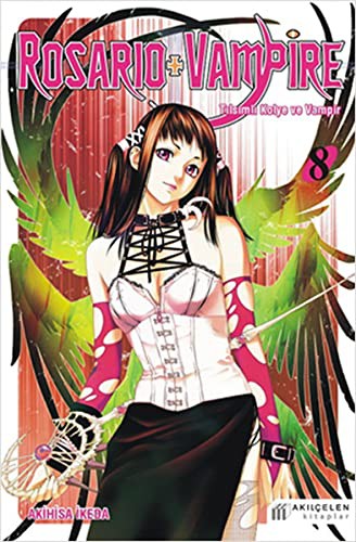Rosario + Vampire / Tılsımlı Kolye ve Vampir 8 kitap kapağı