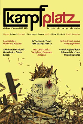 Kampfplatz Dergi Cilt:3 Sayı:9 Temmuz 2015 kitap kapağı